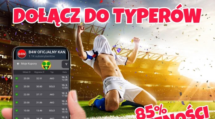 Rekordy Skuteczności Typerów B4W | Promocja 2 za 1 AKTYWNA