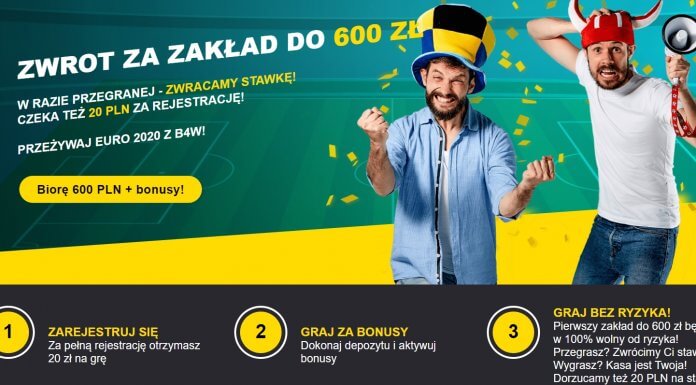 Euro 2020 bez podatku | Zakład bez ryzyka do 600 PLN | Sprawdź to